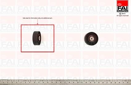 FAI AutoParts T1027 - Galoppino/Guidacinghia, Cinghia Poly-V www.autoricambit.com