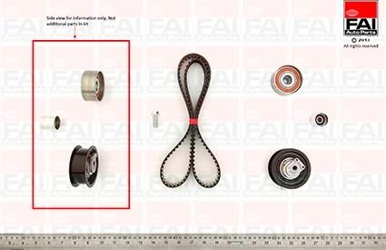 FAI AutoParts TBK456 - Kit cinghie dentate www.autoricambit.com