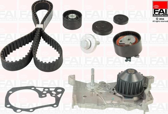 FAI AutoParts TBK460-6609 - Pompa acqua + Kit cinghie dentate www.autoricambit.com