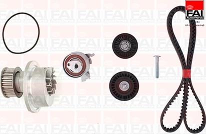 FAI AutoParts TBK156-3084 - Pompa acqua + Kit cinghie dentate www.autoricambit.com