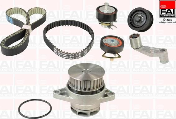 FAI AutoParts TBK346-6334 - Pompa acqua + Kit cinghie dentate www.autoricambit.com