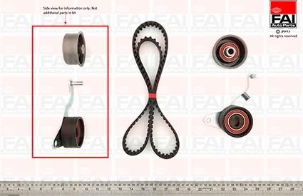 FAI AutoParts TBK215 - Kit cinghie dentate www.autoricambit.com