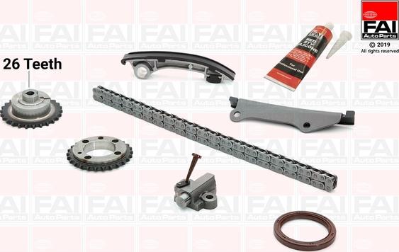 FAI AutoParts TCK43 - Kit catena distribuzione www.autoricambit.com