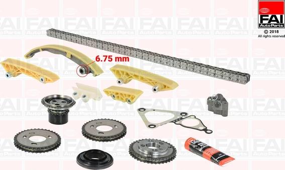 FAI AutoParts TCK47 - Kit catena distribuzione www.autoricambit.com