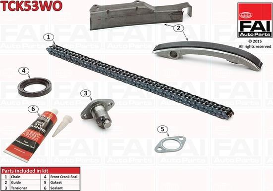 FAI AutoParts TCK53WO - Kit catena distribuzione www.autoricambit.com