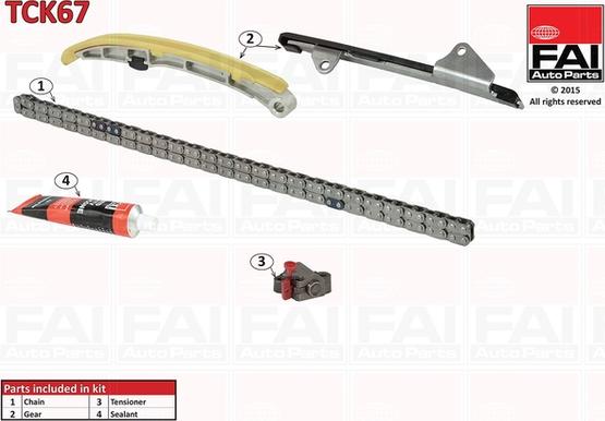 FAI AutoParts TCK67 - Kit catena distribuzione www.autoricambit.com