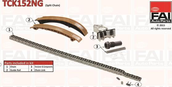 FAI AutoParts TCK152NG - Kit catena distribuzione www.autoricambit.com