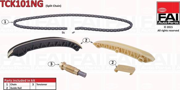 FAI AutoParts TCK101NG - Kit catena distribuzione www.autoricambit.com