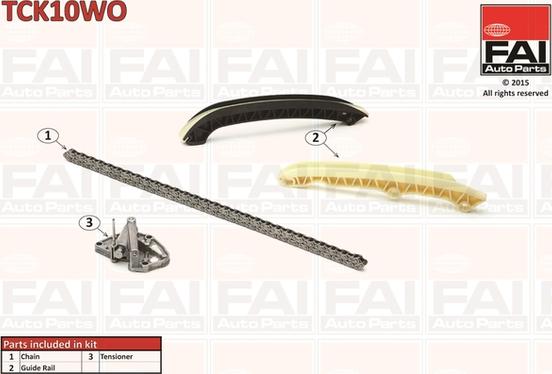 FAI AutoParts TCK10WO - Kit catena distribuzione www.autoricambit.com