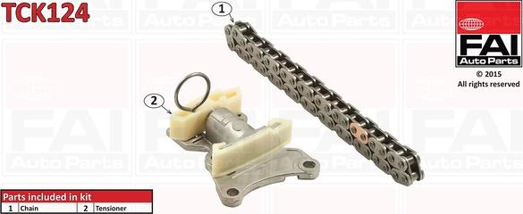 FAI AutoParts TCK124 - Kit catena distribuzione www.autoricambit.com