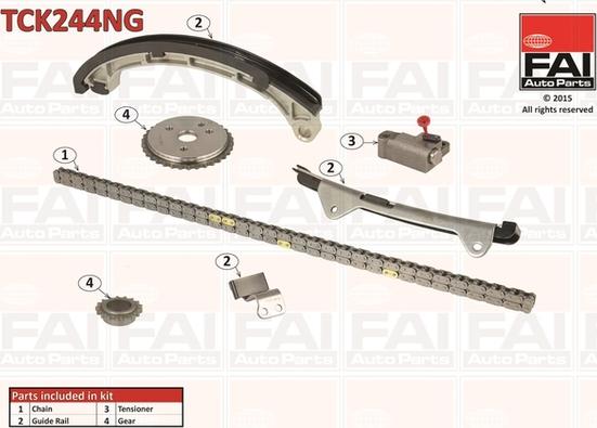 FAI AutoParts TCK244NG - Kit catena distribuzione www.autoricambit.com