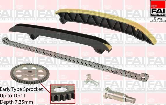 FAI AutoParts TCK208NG - Kit catena distribuzione www.autoricambit.com