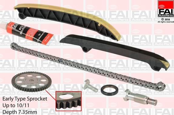 FAI AutoParts TCK208 - Kit catena distribuzione www.autoricambit.com