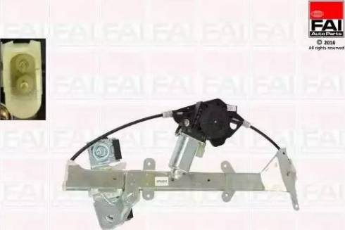 FAI AutoParts WR086M - Alzacristallo www.autoricambit.com