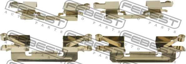 Febest 0403-KH9WF - Kit accessori, Pastiglia freno www.autoricambit.com