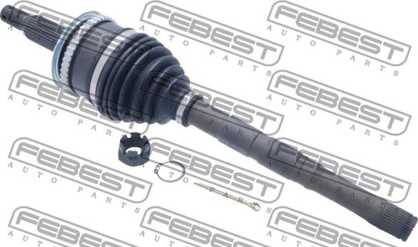 Febest 0414-KB4A47R - Kit giunti, Semiasse www.autoricambit.com