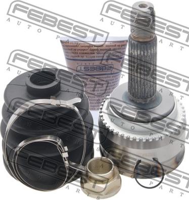 Febest 0410-038A43 - Kit giunti, Semiasse www.autoricambit.com