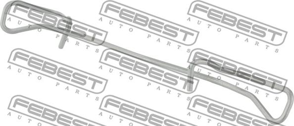 Febest 0103-001 - Molla, Pastiglia freno www.autoricambit.com