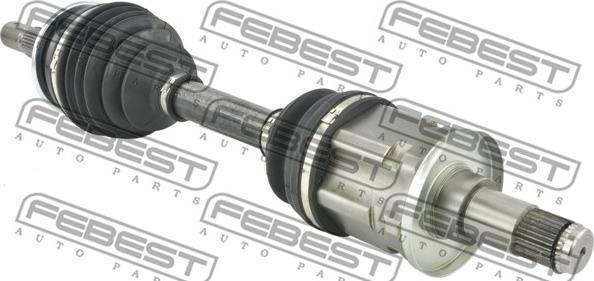 Febest 0114-GUN126 - Albero motore/Semiasse www.autoricambit.com