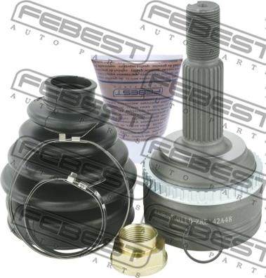 Febest 0110-ZRE142A48 - Kit giunti, Semiasse www.autoricambit.com