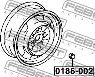 Febest 0185-002 - Dado ruota www.autoricambit.com