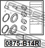 Febest 0875-B14R - Kit riparazione, Pinza freno www.autoricambit.com