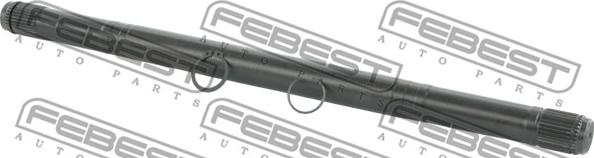 Febest 0312-RD1LH - Albero motore/Semiasse www.autoricambit.com