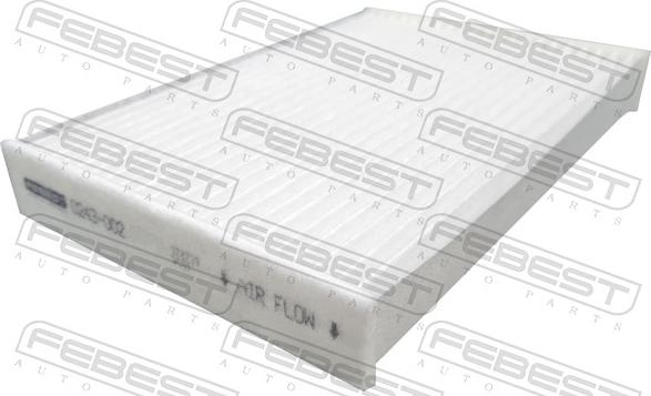 Febest 0243-002 - Filtro, Aria abitacolo www.autoricambit.com