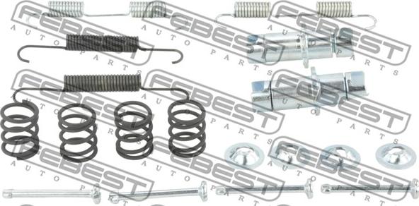 Febest 0204-J32R-KIT - Kit accessori, Ganasce freno stazionamento www.autoricambit.com