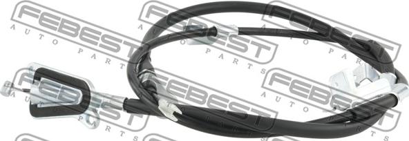 Febest 02100-T30RH - Cavo comando, Freno stazionamento www.autoricambit.com