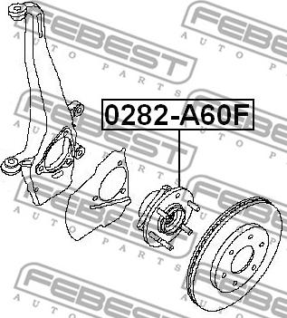 Febest 0282-A60F - Mozzo ruota www.autoricambit.com