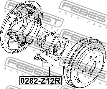 Febest 0282-Z12R - Mozzo ruota www.autoricambit.com