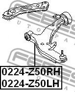 Febest 0224-Z50LH - Sospensione a ruote indipendenti www.autoricambit.com