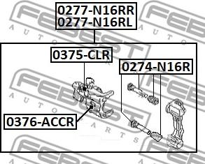 Febest 0277-N16RR - Pinza freno www.autoricambit.com