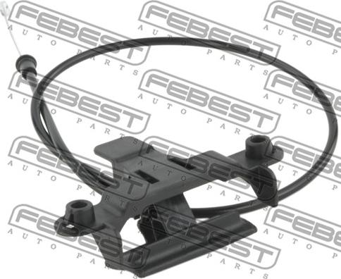 Febest 19101-E70F - Cavo comando cofano motore www.autoricambit.com