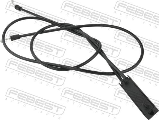 Febest 19101-F10F - Cavo comando cofano motore www.autoricambit.com