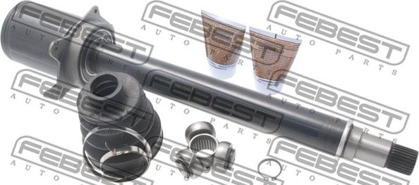 Febest 1611-169CVTRH - Kit giunti, Semiasse www.autoricambit.com