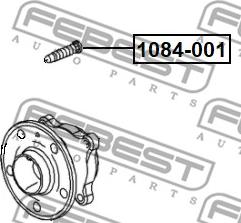 Febest 1084-001 - Bullone ruota www.autoricambit.com