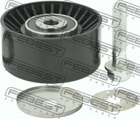 Febest 1088-J300 - Galoppino/Guidacinghia, Cinghia Poly-V www.autoricambit.com