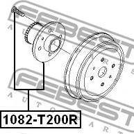 Febest 1082-T200R - Mozzo ruota www.autoricambit.com