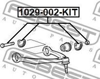 Febest 1029-002-KIT - Bullone correzione campanatura www.autoricambit.com