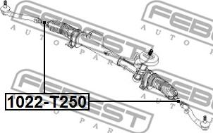 Febest 1022-T250 - Giunto assiale, Asta trasversale www.autoricambit.com