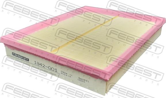 Febest 1842-001 - Filtro aria www.autoricambit.com