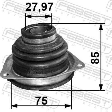 Febest 1815-VIVARLH-KIT - Cuffia, Semiasse www.autoricambit.com