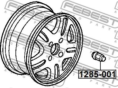 Febest 1285-001 - Dado ruota www.autoricambit.com