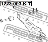 Febest 1229-003-KIT - Bullone correzione campanatura www.autoricambit.com