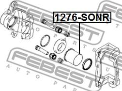 Febest 1276-SONR - Pistone, Pinza freno www.autoricambit.com