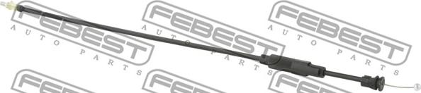 Febest 17101-A8D3LH - Cavo comando cofano motore www.autoricambit.com