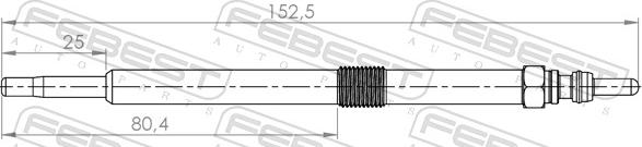 Febest 24642-003 - Candeletta www.autoricambit.com