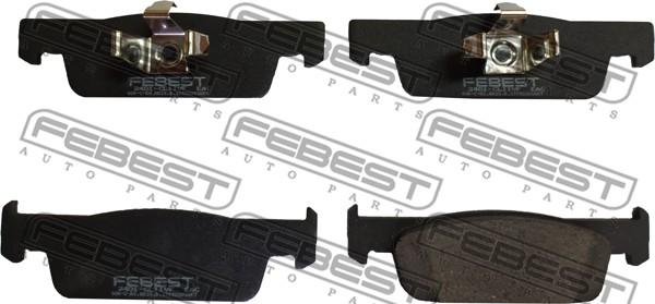 Febest 2401-CLIIVF - Kit pastiglie freno, Freno a disco www.autoricambit.com